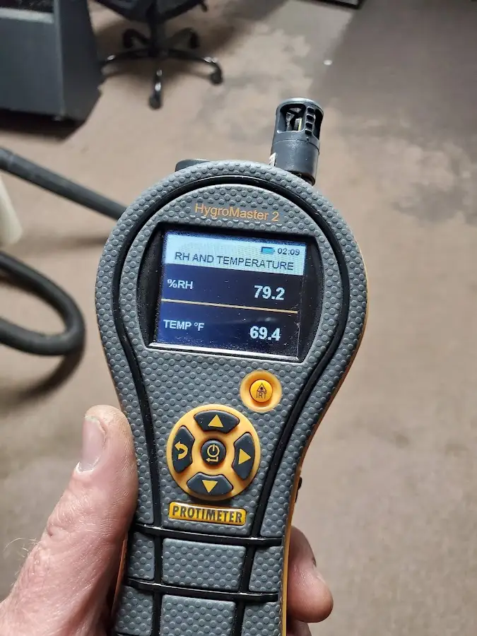 Moisture meter humidity assessment for Fire & Smoke Damage Restoration in New Bern